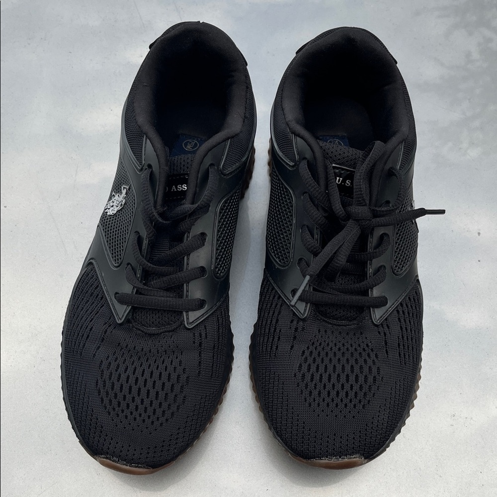 U.S. Polo Assn. Men's Black and Brown Sneakers